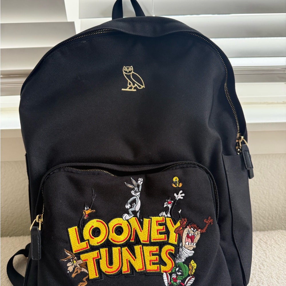 OVO x Looney Tunes Black Backpack Rare Drake Octobers Very Own
